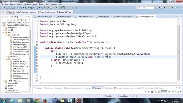 8. Selenium Java || Taking Screenshots. смотреть онлайн