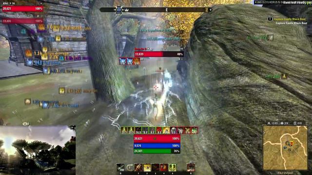 Stamina DK + Stamina Templar PvP - Elder Scrolls Online смотреть онлайн