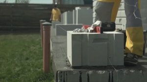 Первый ряд газобетона. Кладка первого ряда газоблока + типы фундаментов. СТРОИМ ДОМ ИЗ ГАЗОБЕТОНА