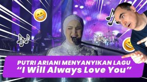 Putri Ariani - I Will Always Love You (Cover) ║ Réaction Française !