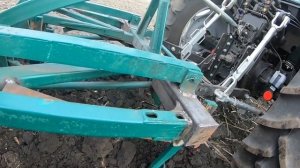 Самодельный чизель рыхлитель на  DEUTZ-FAHR 115G испытание и печальная концовка.