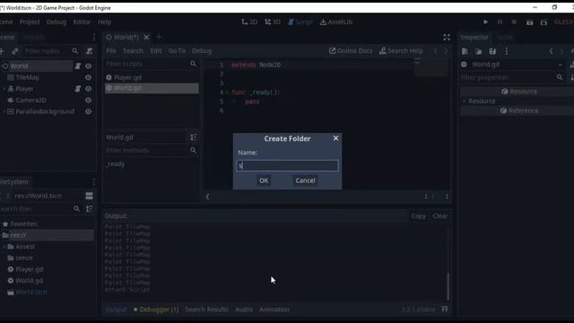 How to make 2D Platform game Parallax background and Camera Movement  Godot2D Part 2