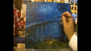 Ночь над Роной по картине Ван Гога