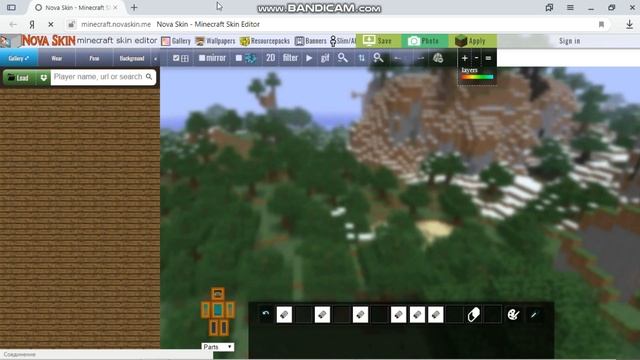 как нарисовать скин в minecraft?Видео снято без звука! смотреть онлайн