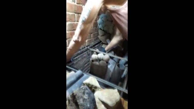 Банная печь ПарАвоз-доводим до кондиции. смотреть онлайн