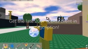 Late 2007 Roblox client leak