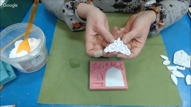 Работа с керамической пудрой. Университет Декупажа. Оксана Демикова смотреть онлайн