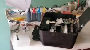 HP Desk Jet 3515 Instalación de  Sistema Continuo