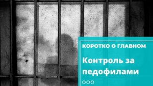 За отсидевшими педофилами государству следует установить пожизненный контроль