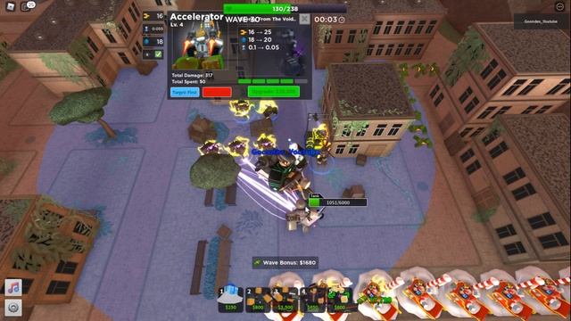 Executioners and Accelerators SOLO Fallen Mode Roblox Tower Defense Simulator смотреть онлайн