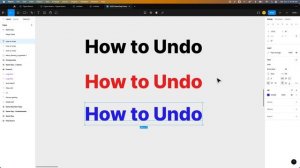 How to Undo in Figma