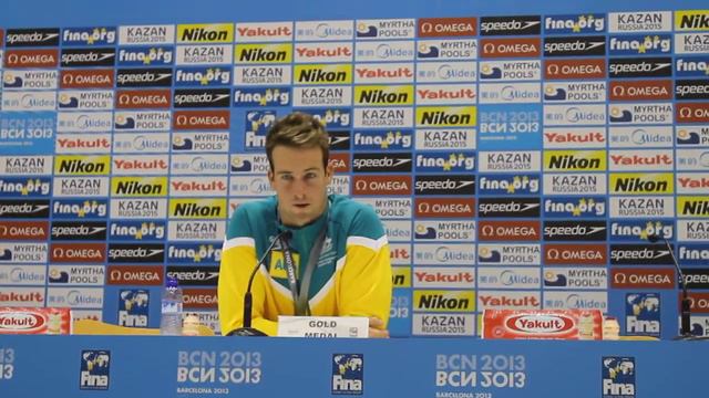 Barcelona 2013 - James Magnussen fala sobre 50 livre смотреть онлайн