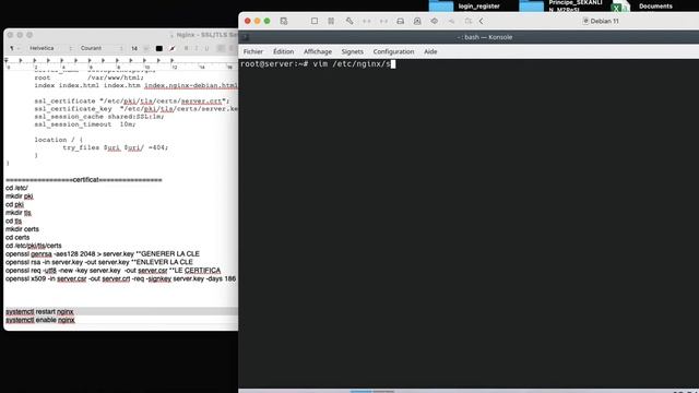 12- INSTALLATION DE NGNIX SÉCURISÉ SOUS DEBIAN 11 (certificat ssl auto signé ) смотреть онлайн