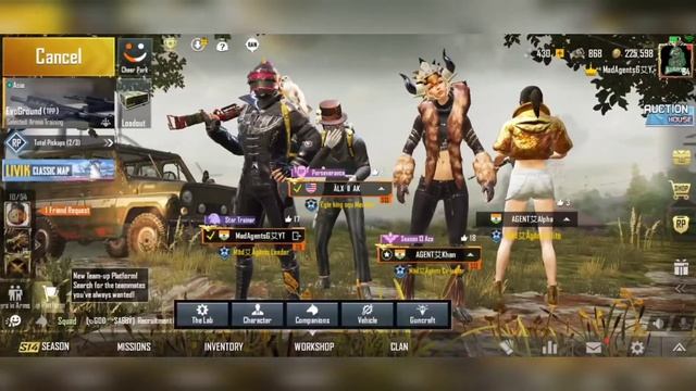 SEASON 14 ROYAL PASS , ANDY CHARACTER , CARLO CRATES OPENING ..| MAD AGENTS GAMING | смотреть онлайн