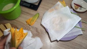 БЛЮДО ИЗ ЦВЕТОВ ТЫКВЫ