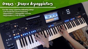 Yamaha Genos Arpeggiators Dance