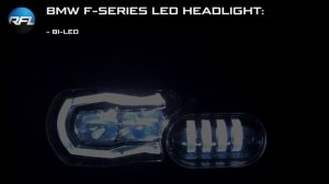 Bi-Led headlight for BMW F650GS / F700GS / F800GS F800ADV F800R (2013-2016) - ECE approved!