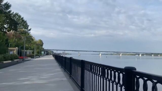 Набережная реки Кама в Перми смотреть онлайн