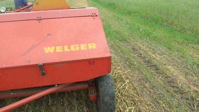 Yanmar f195 з прес підбирачем welger ap 41 тюкуємо овес смотреть онлайн