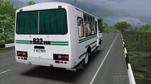 OMSI 2. ПАЗ 32053. Большая деревня. Маршрут 215.