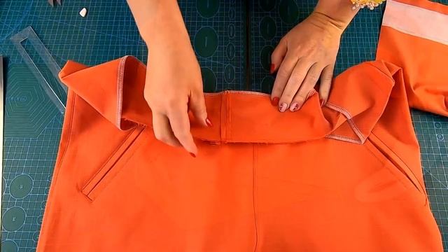 Урок 41. Обработка линии талии кулиской Сто Шагов Портного