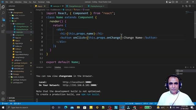 React Tutorial #27 React Bubbling of Event | React Event Bubbling | Dr Vipin Classes