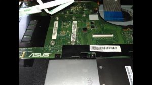 Asus X555L Disassembly HDD To SSD Replacement