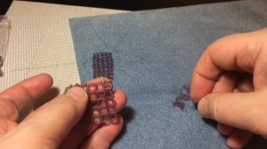 Техника двойного наложения в бисероплетении. Урок для начинающих.