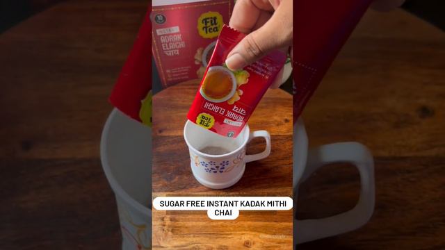 Sugar free instant tea for calorie deficit!