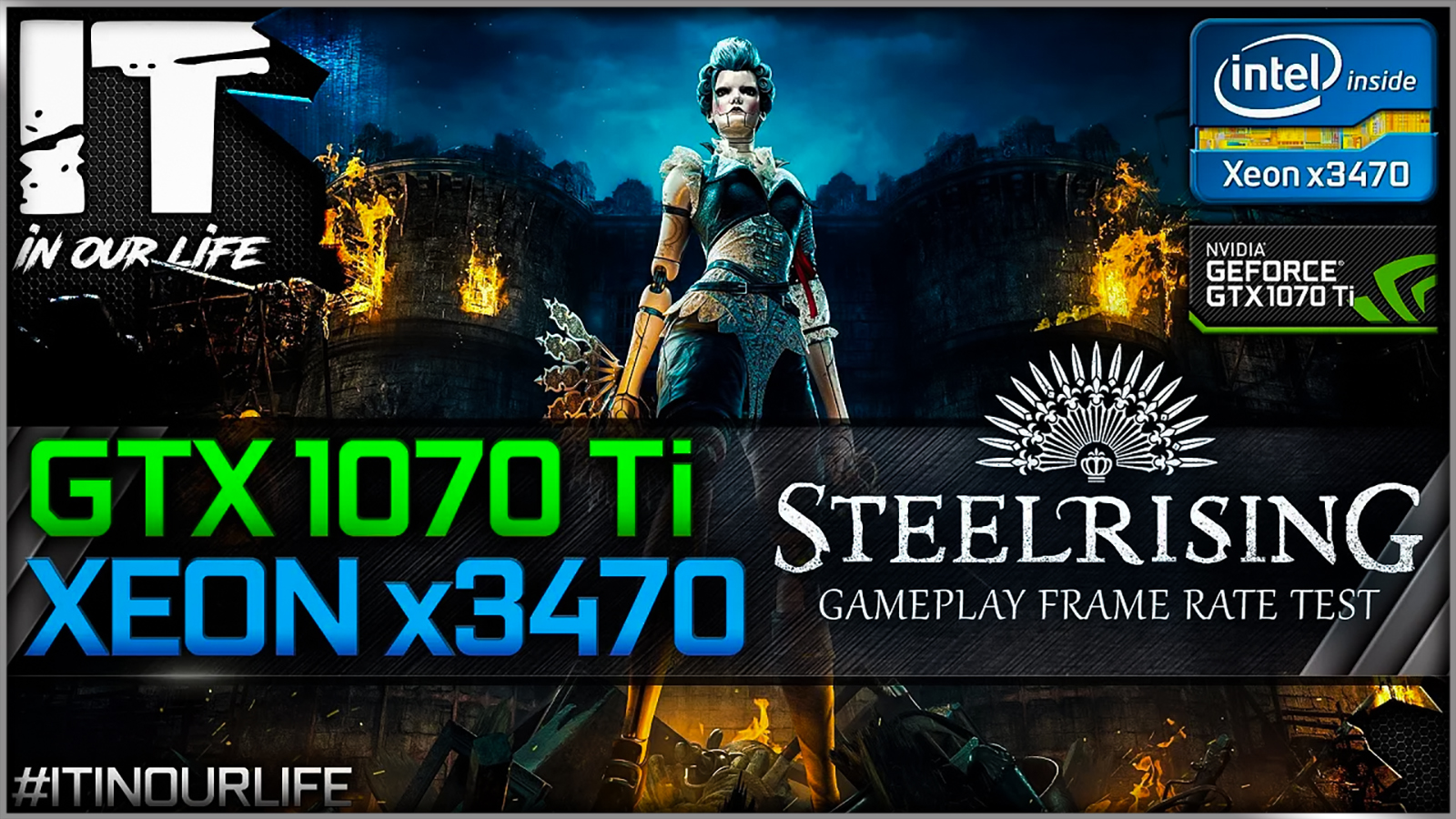 Steelrising - Xeon x3470 + GTX 1070 Ti | Gameplay | Frame Rate Test | 1080p