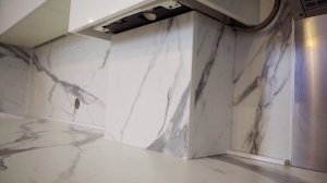 Современная кухня из глянцевого пластика. Армавир