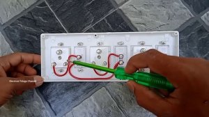 Switch Board Connection Telugu 3 Switch & 3 Socket Connetion | Electrical Telugu Channel