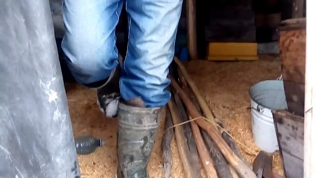 Омшанник для зимовки пчел по таежному,обзор. смотреть онлайн