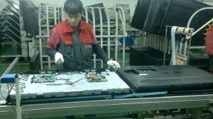 Сборка ЖК-телевизоров на заводе LG в Алматы