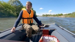 Первый спуск на воду лодки НДНД ХАНТЕР 360А 2021г  и обкатка мотора HDX 9.8