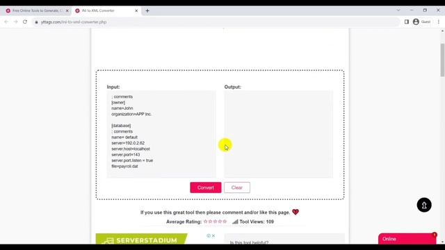 INI to XML Converter | Convert INI to XML Online | Convert INI file to XML смотреть онлайн