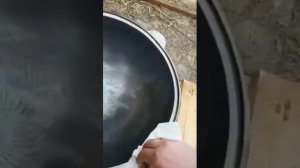 Правильный обжиг казана льняным маслом
