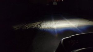 Osram LEDriving FOG PL в гаражах, в темноте