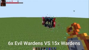 Warden VS Evil Warden | Minecraft Mob Battle