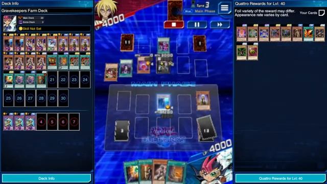 F2P Quattro LVL 40 Farm Deck With Gravekeepers (Yu-Gi-Oh! Duel Links) смотреть онлайн