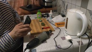 Полировка стекла и камеры телефона бормашинкой и пастой ГОИ