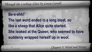 Chapter 05 - Through the Looking-Glass by Lewis Carroll - Wool and Water