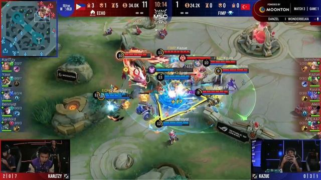 РУ | Групповая Стадия MSC | День 2 | ECHO vs FIMP | ИГРА 1 смотреть онлайн