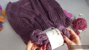 КАРДИГАН ОБЬЕМНЫЙ ИЗ ПРЯЖИ С ЛЮРЕКСОМ. ЭТОТ МК САМЫЙ ПРОДАВАЕМЫЙ В 2022 ГОДУ