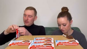 МУКБАНГ КИНДЕР ЛОМТИКИ КИНДЕР БУЭНО ЧЕЛЛЕНДЖ ответы на вопросы MUKBANG KINDER SLICES BUENO CHALLENG