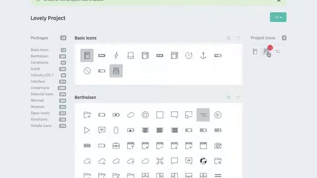 How to create, edit and delete Projects in Iconly смотреть онлайн