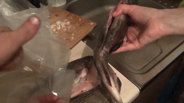 Как храним рыбу хариус дома