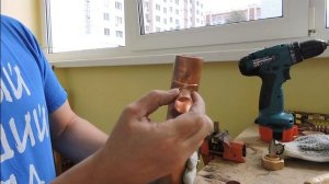 Как припаять отвод к медной трубе без отбортовки!