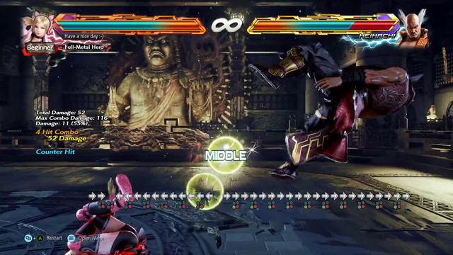 Combo Lucky Chloe very high damage Tekken 7 смотреть онлайн