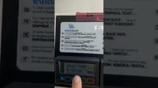 Euroscan 3-Como sacar un ticket de un termografo Euroscan 3